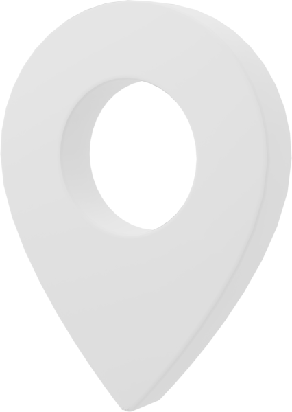 Значок локации белый