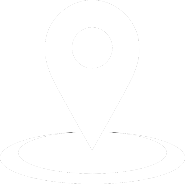 Значок геолокации белый