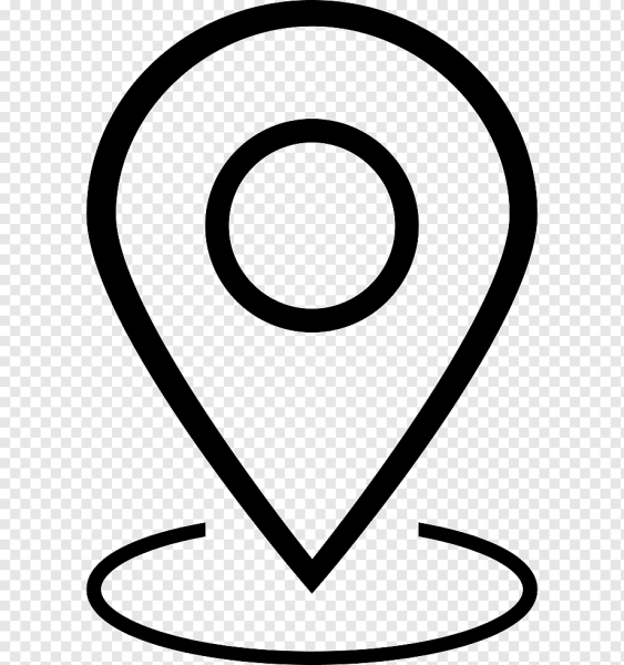 Значок местоположения для визитки без фона