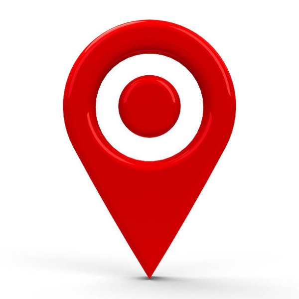 Геолокация иконка красная