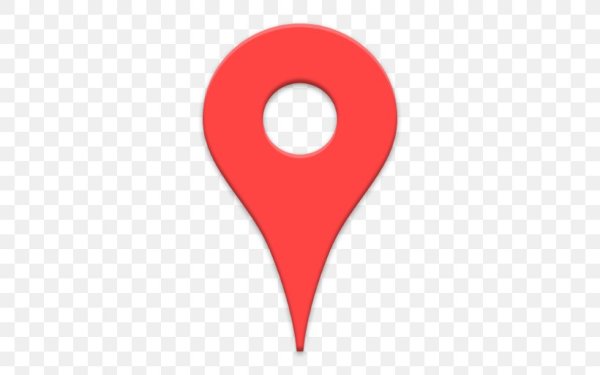 Значок местоположения красный