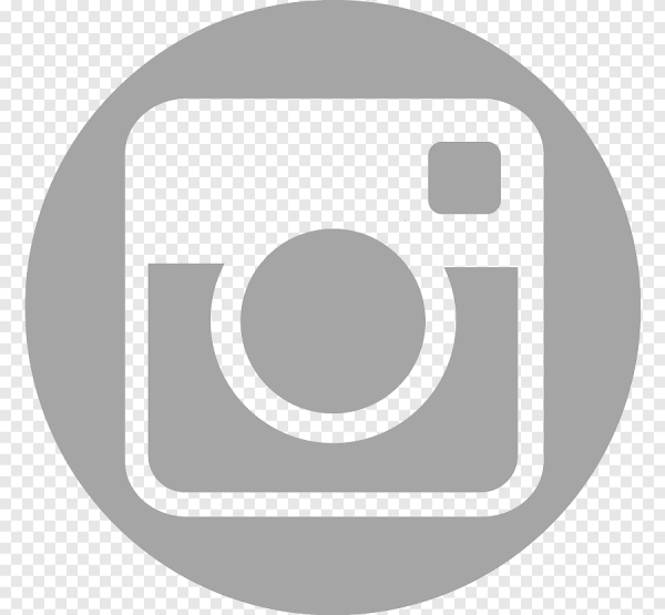 Значок инстаграма серый