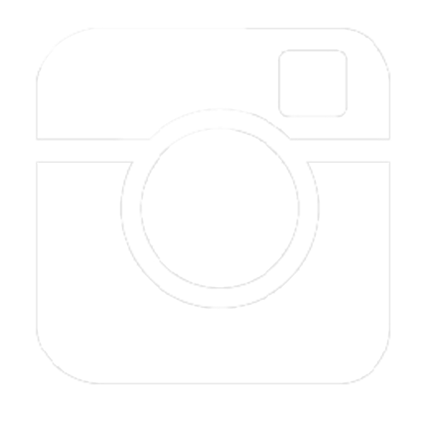 Значок Инстаграм белый на прозрачном фоне