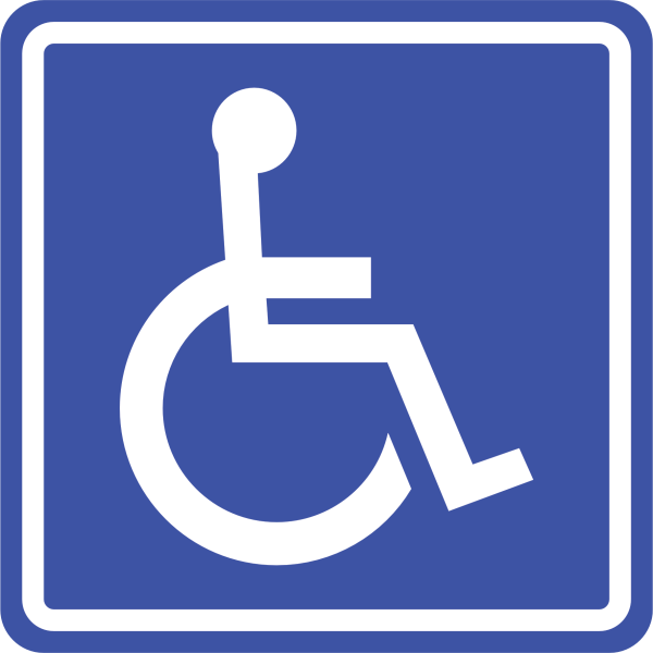 Знак инвалид вектор