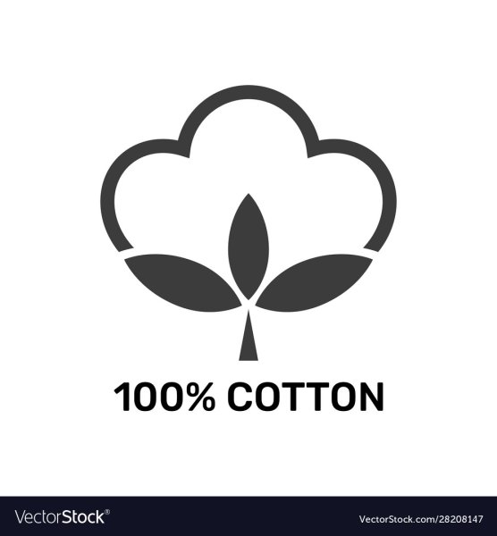Хлопок 100 процентов значок