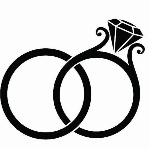 Кольцо черно белое