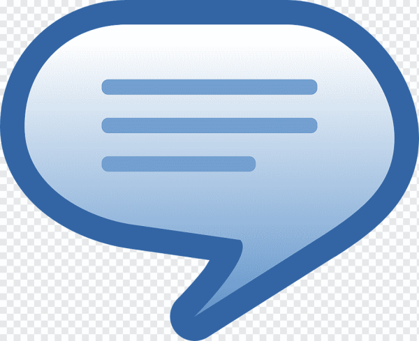 Комментарий на прозрачном фоне