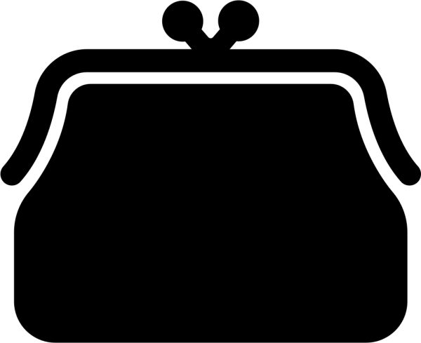 Кошелек силуэт