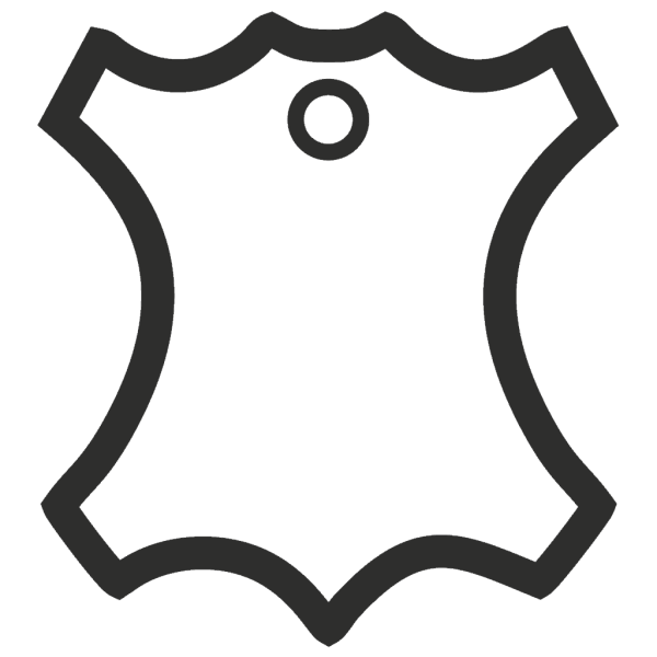 Значок на уральной кожи