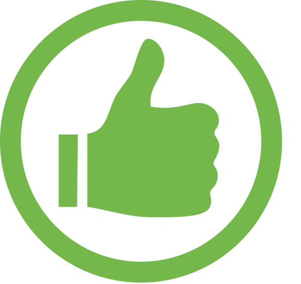 Значок палец вверх