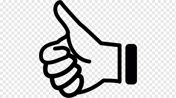 Значок палец вверх