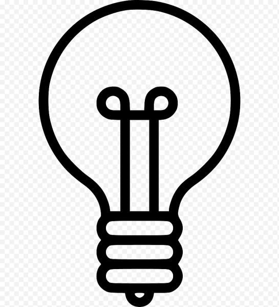 Векторные значки лампочка