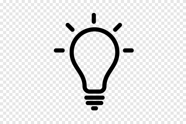 Знак лампочка