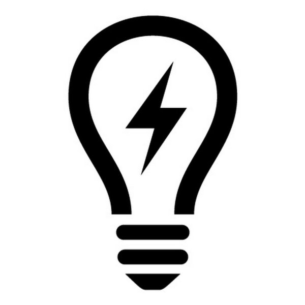 Знак лампочка