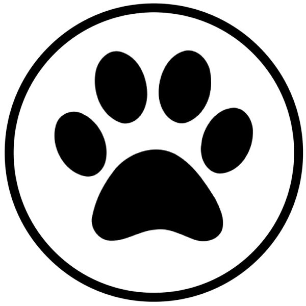 Значок лапы собаки