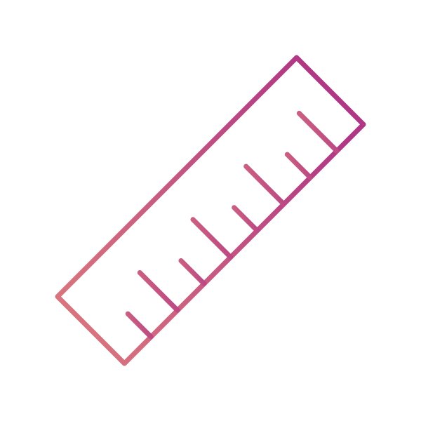 Линейка значок