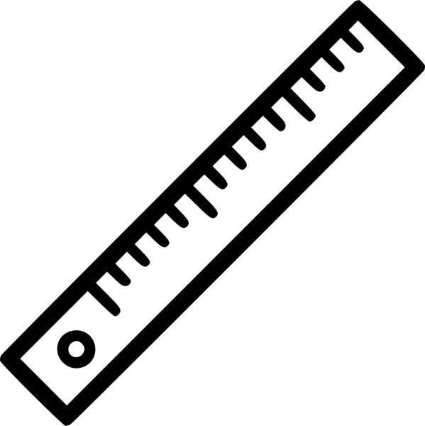 Линейка значок