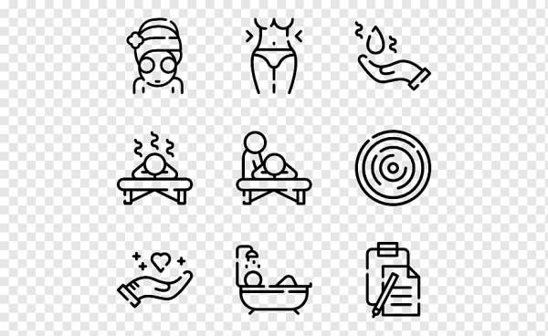 Иконки для актуального массаж