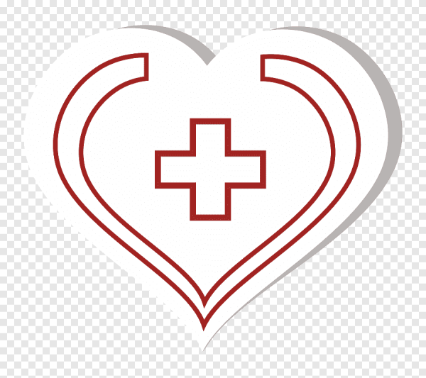 Сердце с медицинским крестом