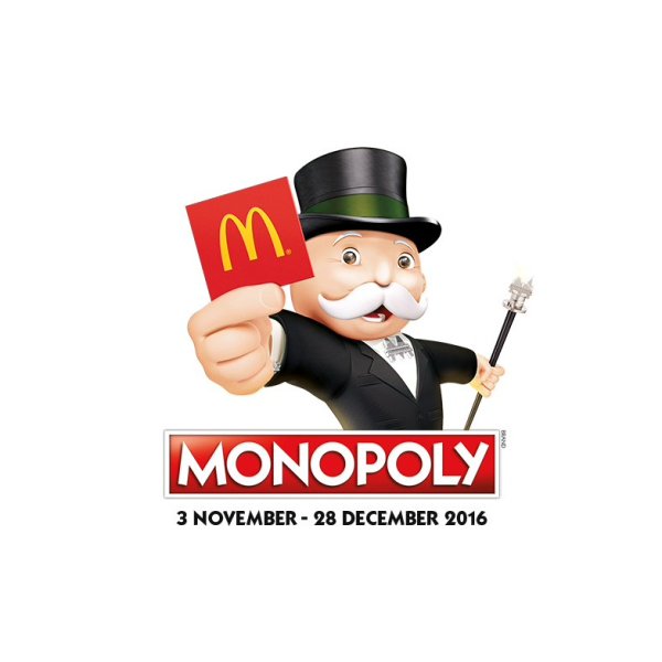 Hasbro макдональдс Монополия