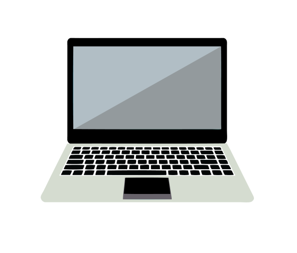 Стикер компьютер без фона