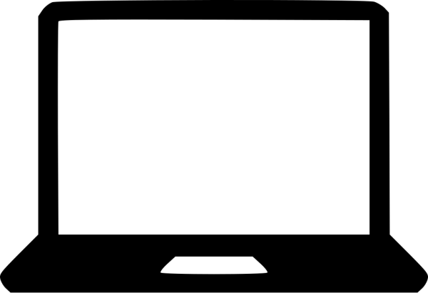 Ноутбук силуэт