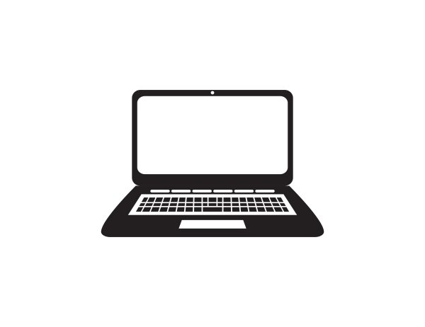 Ноутбук Графика на белом фоне