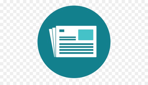 Значок новости на прозрачном фоне