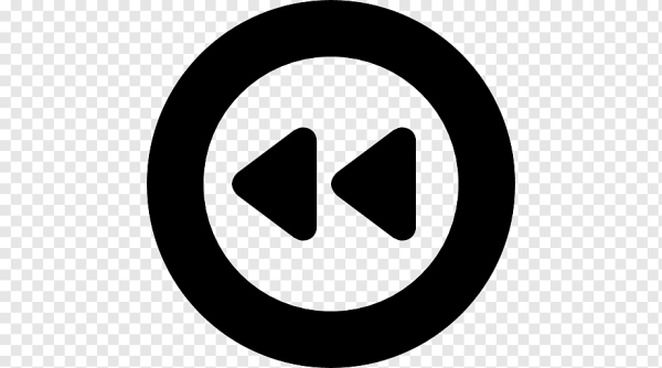 Значок перемотки назад