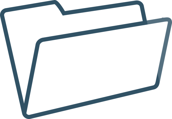 Иконка папки на прозрачном фоне