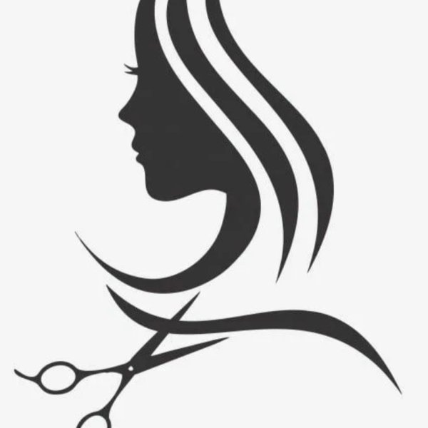 Силуэт для парикмахерской