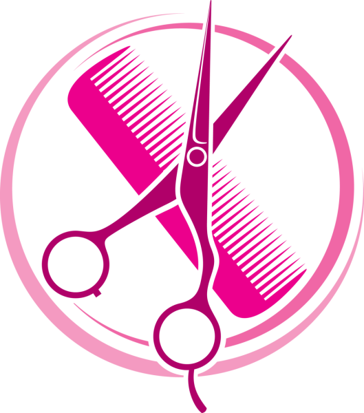 Ножницы парикмахерские логотип
