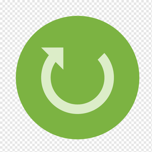 Кнопка рестарта без фона