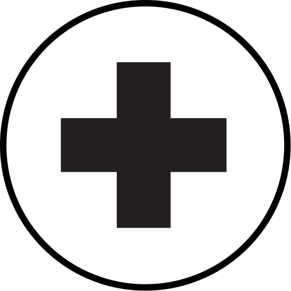 Знак плюс в круге