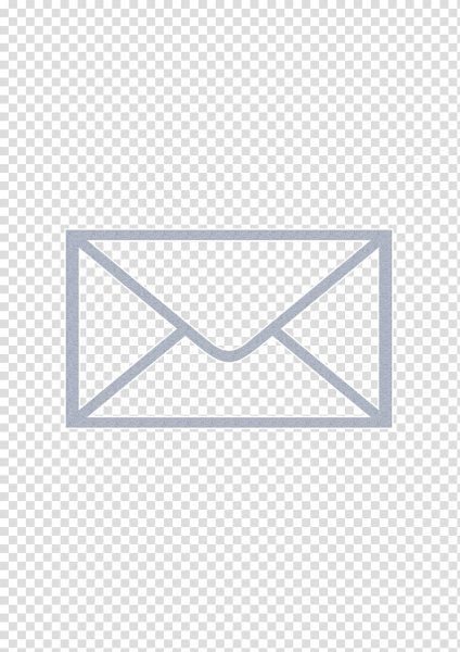 Значок конверт белый