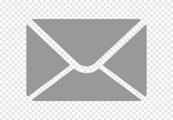 Иконка почты серая