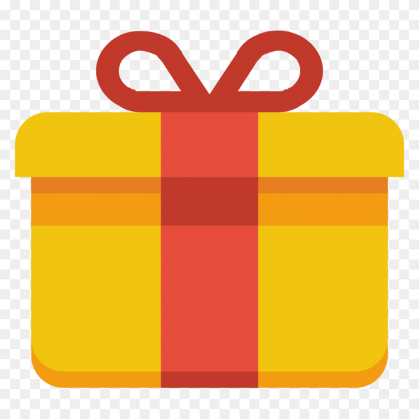 Векторный значок подарок