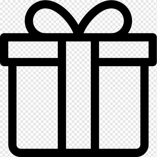 Векторный значок подарок