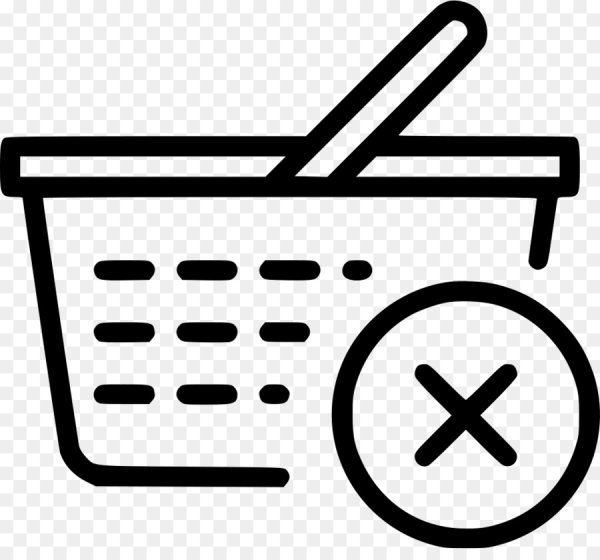 Продуктовая корзина пиктограмма