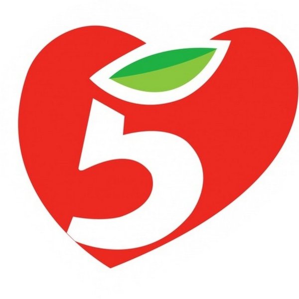 Эмблема Пятерочки магазин