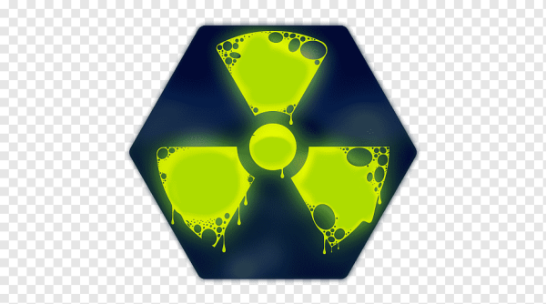 Знак радиации сталкер значок