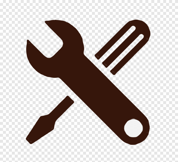 Гаечный ключ и отвертка