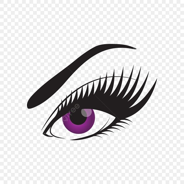 Брови ресницы вектор