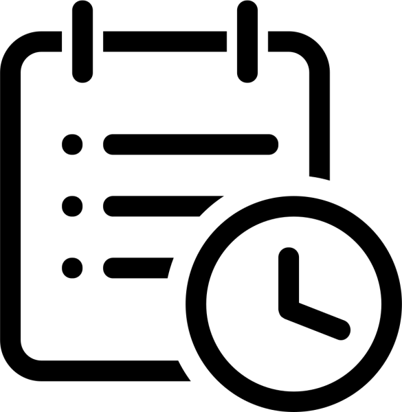 Расписание пиктограмма