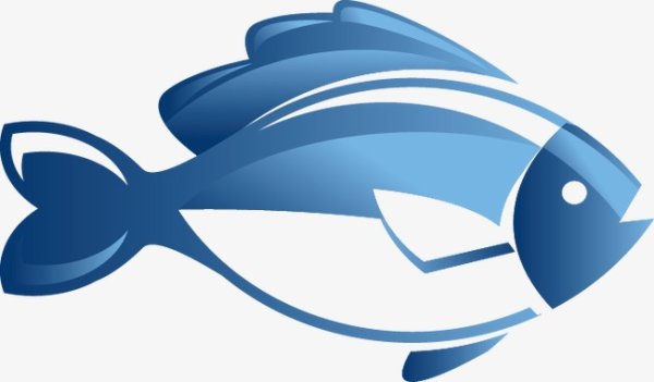 Рыба иконка на прозрачном фоне