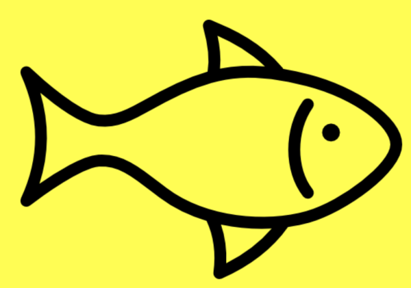 Рыбка очертание