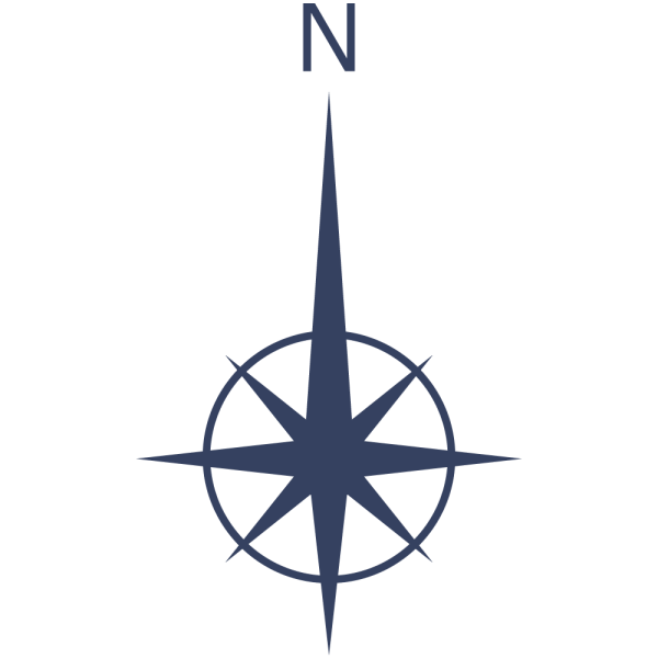 Роза ветров пиктограмма
