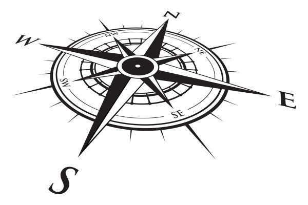 Логотип в виде компаса