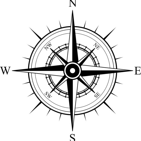 Роза ветров Юг Юг Восток