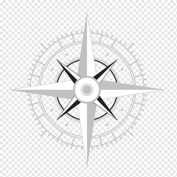 Стороны света без фона